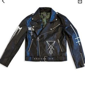 New unreleased Marilyn Manson dolls kill collab moto leather jacket